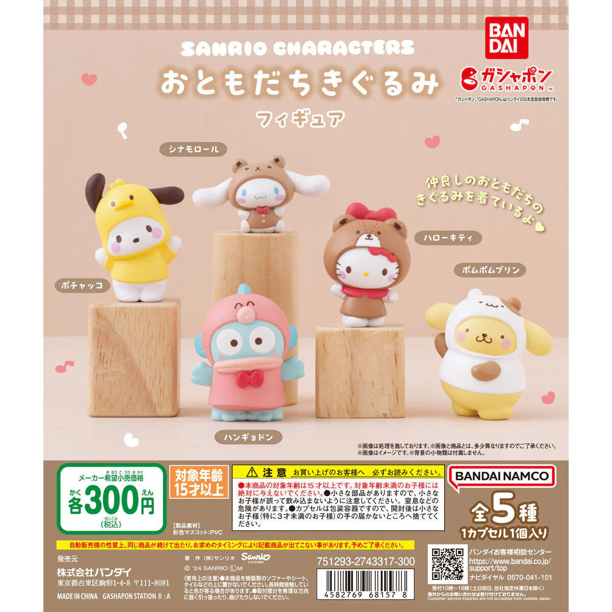 Sanrio Characters: Friends Costume Figure [Operator's Wholesale] (Copy)