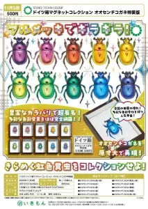 [Pre-Order Aug 26] STC German Specimen Box Magnet Collection – Large Earth-Boring Dung Beetle Special Edition