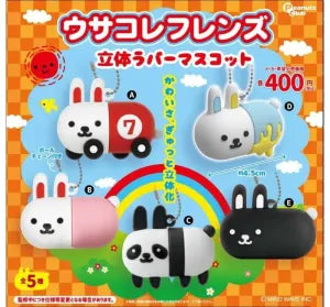 [Pre-Order Aug 26] Usacolle Friends 3D Rubber Mascot
