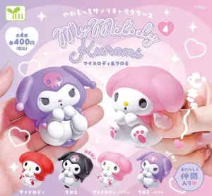 [Pre-Order Sept 26] Yawamocchi Sanrio Characters 4 Kuromi & My Melody