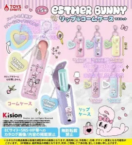 [Pre-Order Aug 26] ESTHER BUNNY Mirror-Equipped Lip & Comb Case Mascot