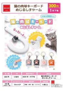 [Pre-order Oct 25] Cat Paw Pad Keyboard Marker Charm