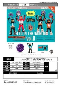 [Pre-order Nov 25] HELLO IN THE WORLD!! Vol.8 bALAbASE/Bikeman-17 Figure Collection