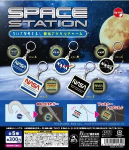 [Pre-Order Jun 26] SPACE STATION Tiny Marker Glow-in-the-Dark Acrylic Charm