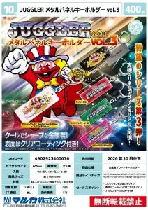 [Pre-Order Jul 26] JUGGLER Metal Panel Keychain Vol. 3