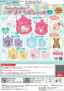[Pre-Order Jul 26] Sanrio Characters mimimini Clasp Purse Pochette 2