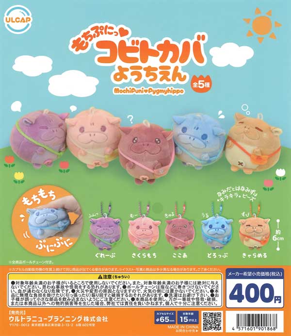 [In Stock Pre-Order] Mochi Squishy Dwarf Hippo Kindergarten
