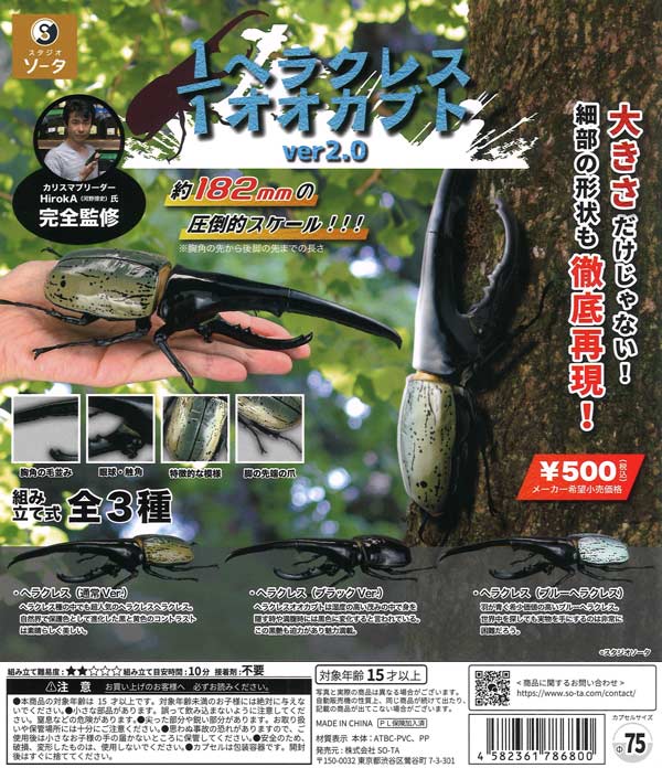 [In Stock Pre-Order] [Re-release] 1/1 Hercules Beetle ver2.0 (20 pieces)