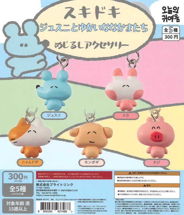 [In Stock Pre-Order] Skidoki Jusuni and Her Merry Friends Mark Mascot (40 pieces)