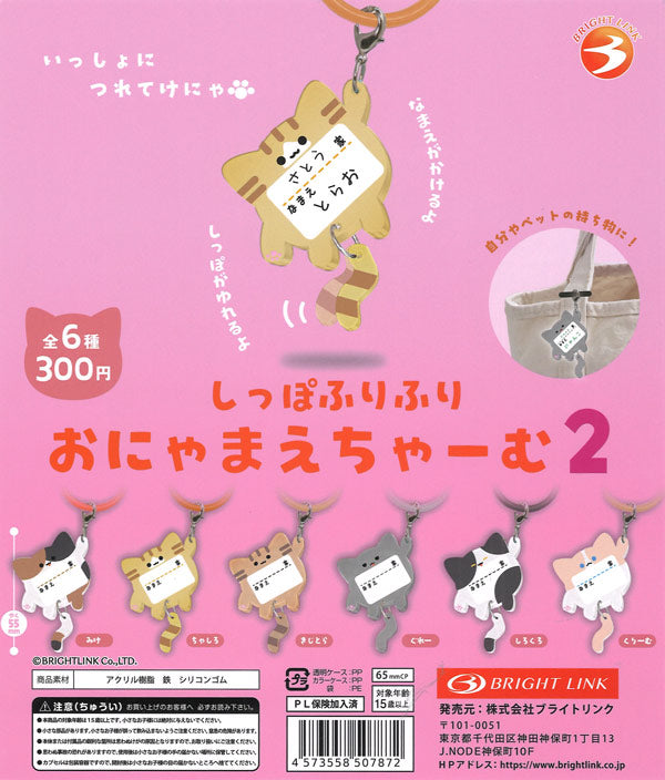 [In Stock Pre-Order] Tail-Wagging Cat Name Charm 2 (40 pieces)
